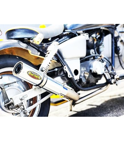 Amazon | XS250 マフラー ショート管 ブラック バーテックス